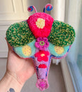 Blossom Veil Dragonfly - Handmade Textile Wall Hanging