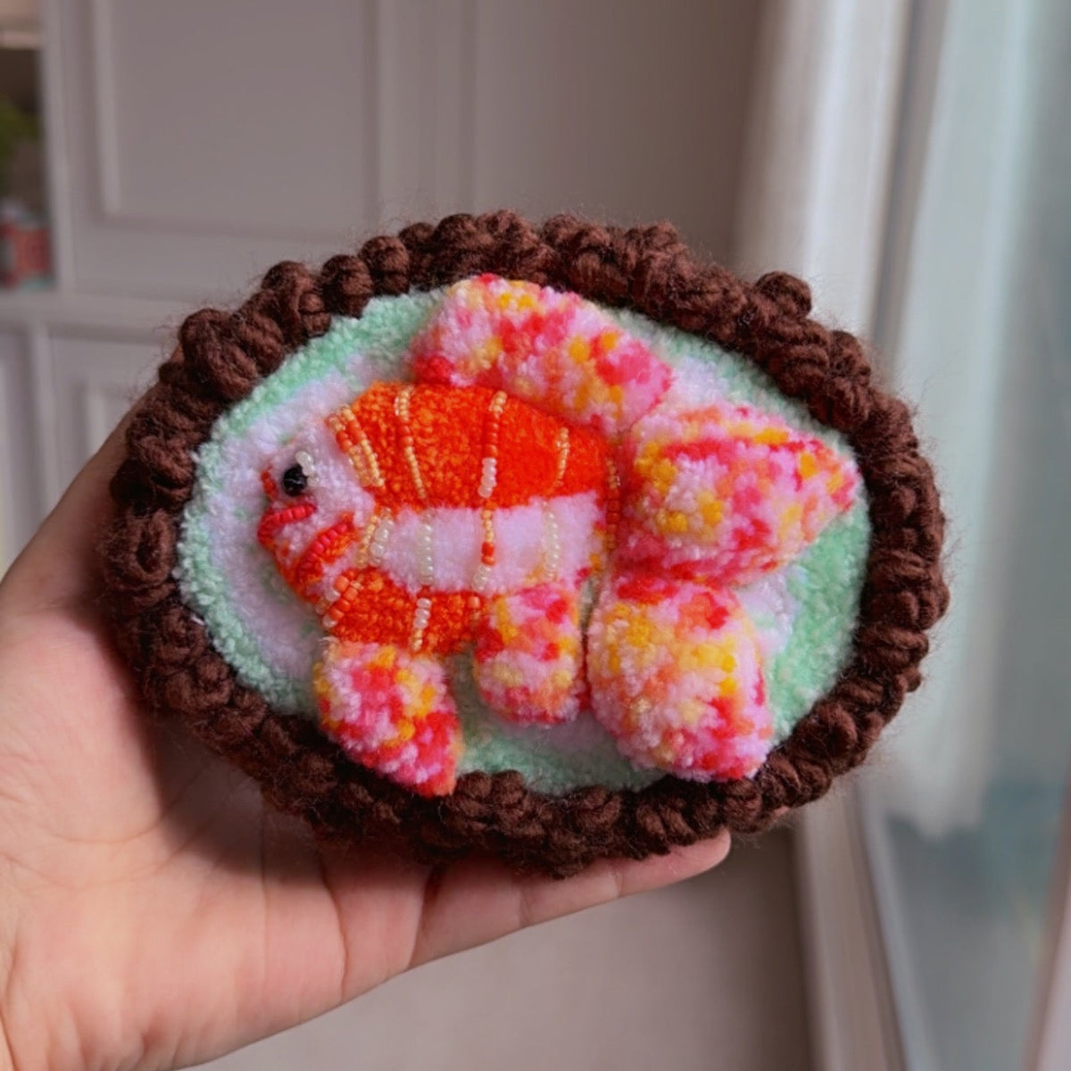 Magic Fish - Handmade Textile Wall Hanging