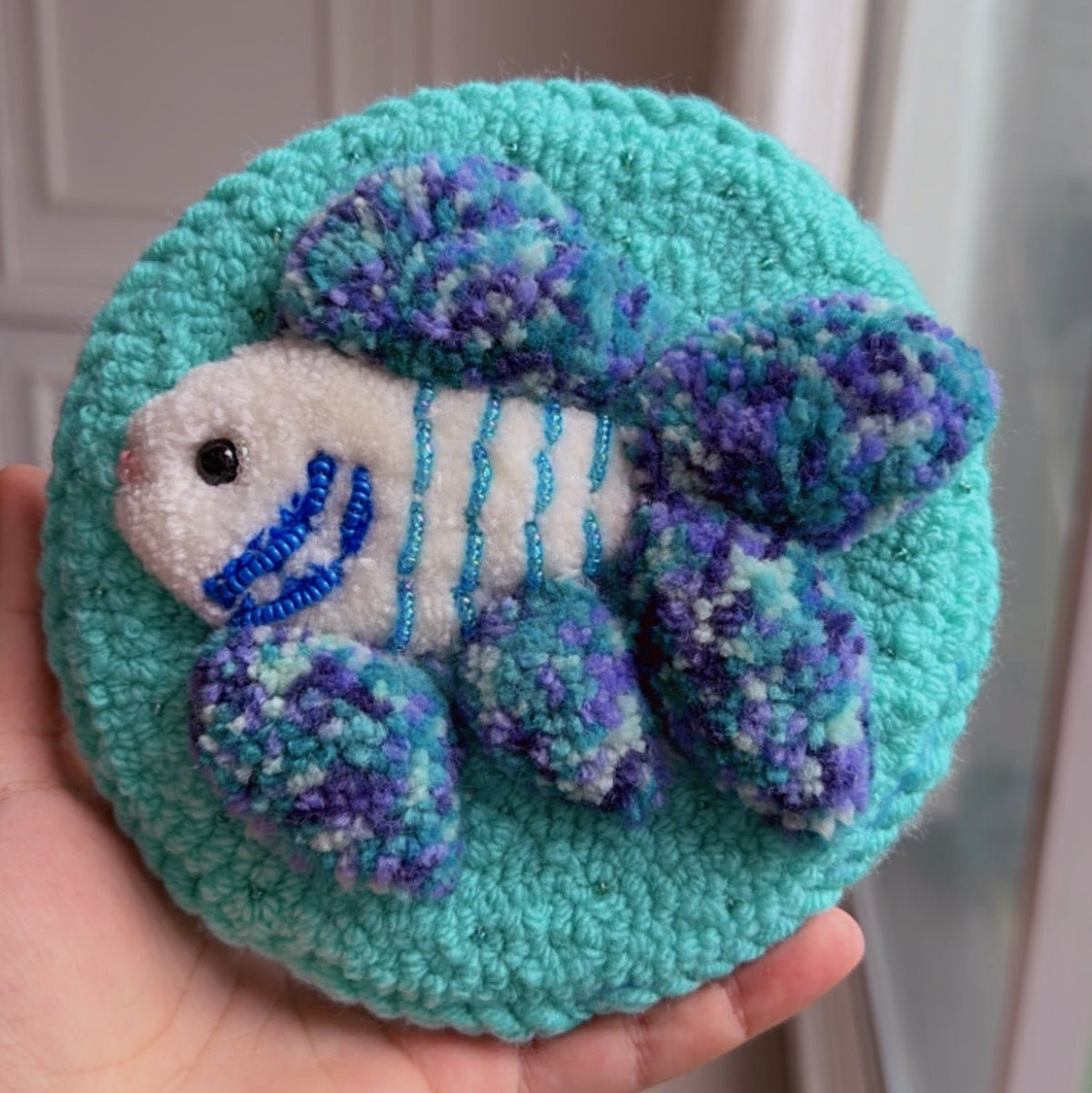 Magic Fish - Handmade Textile Wall Hanging
